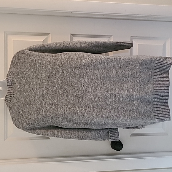 🧨SALE! Magaschoni Sweater Dress Faux Fur Pockets Tunic - Picture 6 of 8